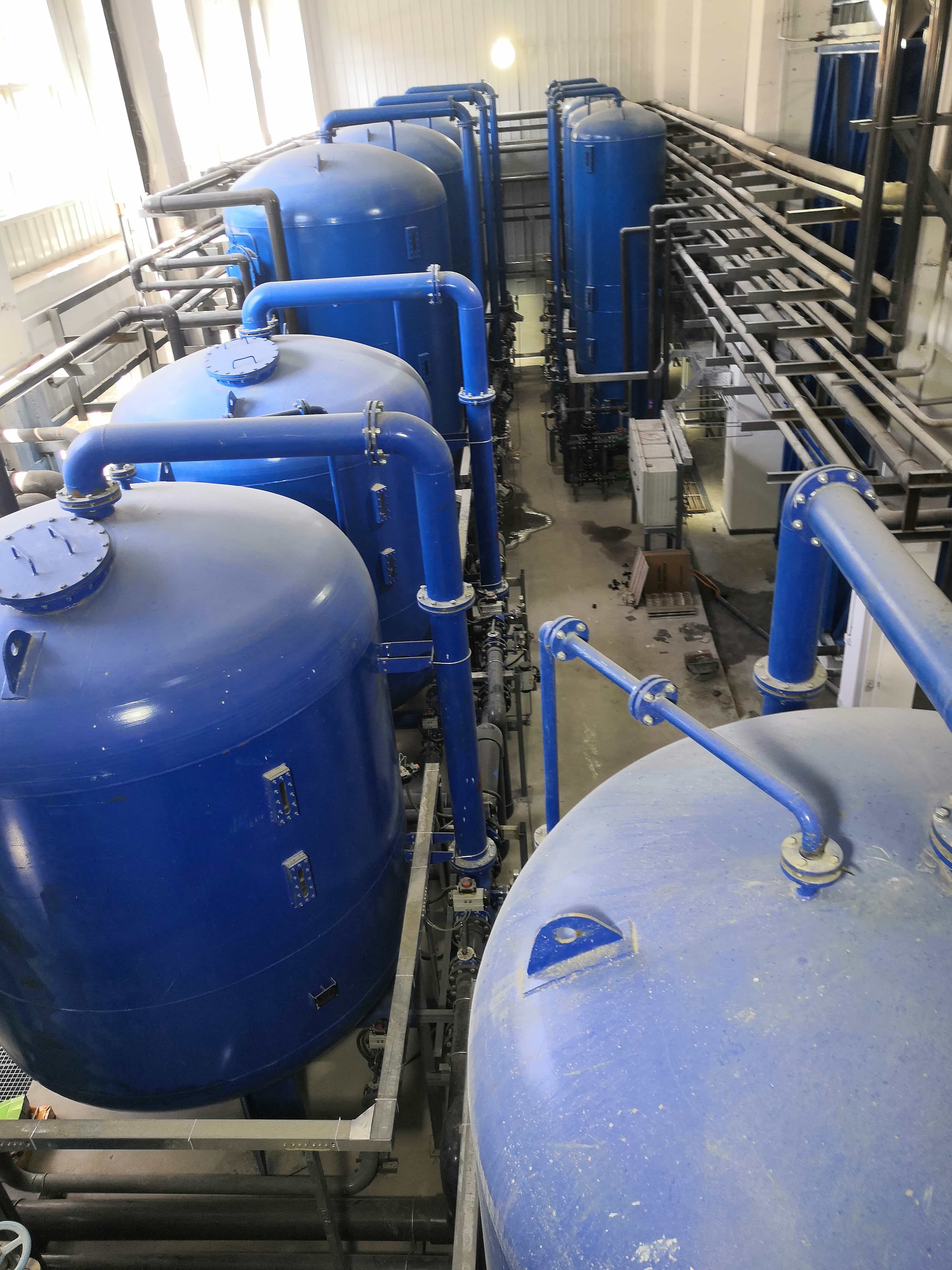 Water Treatment Process: Multi-media Filtration